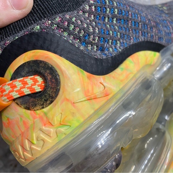 Nike Air Vapormax 2020 FK Flyknit Iron Grey Multicolor CJ6741-002 Size 9.5 - Picture 9 of 12